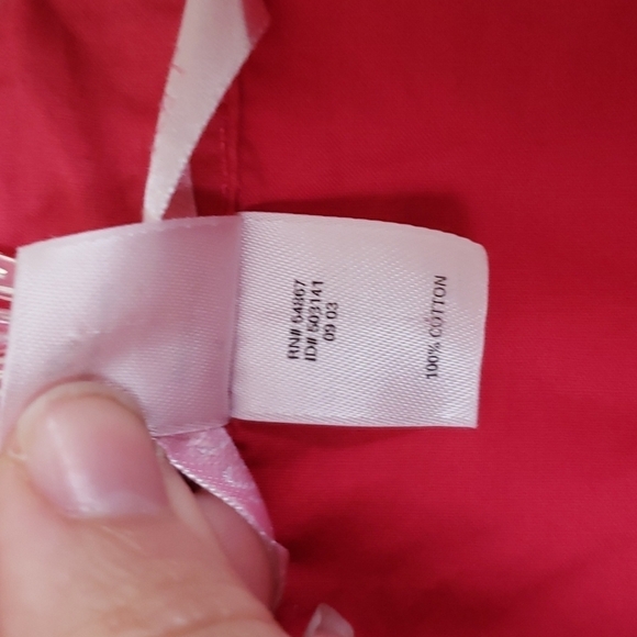 Victoria secret sleep shirt, button down,  Barbie pink, women's size medium - Picture 7 of 8